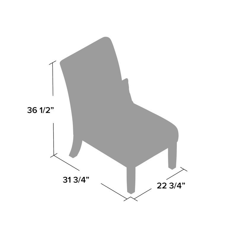 Ebern Designs Sashia Upholstered Slipper Chair & Reviews Wayfair